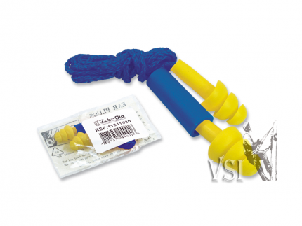 ZUBIOLA 11311530 PROTECTOR AUDITIVO TIPO TAPÓN ANILLOS PREMOLDEADO REUTILIZABLE CON INSERTADOR UT NRR 26 DB