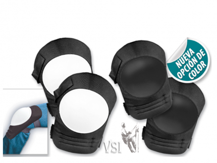 ZUBIOLA 11812015 PROTECTORES PARA RODILLAS 2 PIEZAS / DOS OPCIONES DE COLOR: BLANCO/NEGRO Y NEGRO