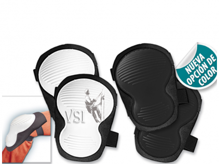 ZUBIOLA 11812030 PROTECTORES PARA RODILLAS 2 PIEZAS / DOS OPCIONES DE COLOR: BLANCO/NEGRO Y NEGRO