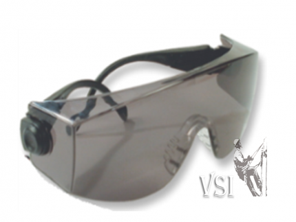 ZUBIOLA 11885223 GAFAS UNILENTE EN POLICARBONATO LENTE GRIS CON RATCHET, TIPO CUBREGAFAS O VISITA,TORNADO