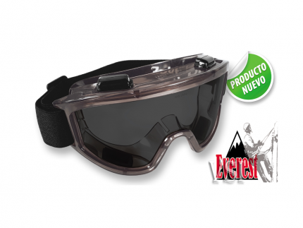 ZUBIOLA 11885904 MONOGAFA DE SEGURIDAD. MONTURA INTEGRAL, TIPO ESTANCA. VENTILACIÓN INDIRECTA • LENTE OSCURO ANTIFOG • “EVEREST”.