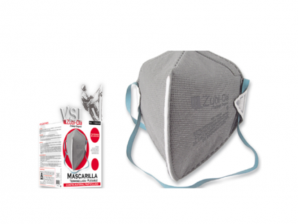 ZUBIOLA 11909125 MASCARILLA ZUBIOLA PARA POLVO TERMOSELLADA DESECHABLE, PLEGADA CAJA DISPENSADORA X 20 UNIDADES