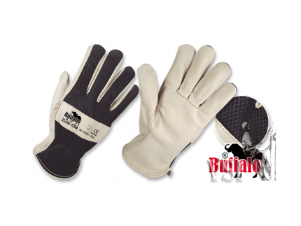 Guantes Zubiola en Cuero de Cerdo y Tela Sintética  “Buffalo”.