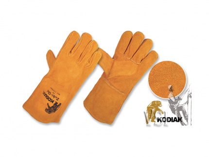 Guantes Zubiola Carnaza para Soldar. Sencillo Largo 14” (35.56cm) “Kodiak”