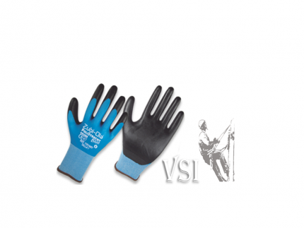 ZUBIOLA 11914408/09 GUANTES POLIURETANO, NYLON, COLOR AZUL, DIP NORMAL  “POLISTRECHT TOUCH” 18 GAUGE.