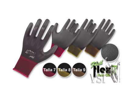 Guantes Zubiola Nylon 13 Gauge, recubiertos en Poliuretano  “Fácil Flex IV”