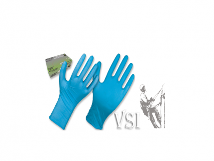 ZUBIOLA 11931027/28/29/30 GUANTES NITRILO AZUL PARA ANÁLISIS Y USOS INDUSTRIALES. ESPESOR:8 MILS. CAJA DISPENSADORA X 50 UNIDADES. "HARDBLUR".