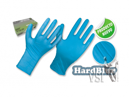 Guantes Zubiola Nitrilo Azul para Análisis y Usos Industriales **8 MILS**. Caja 