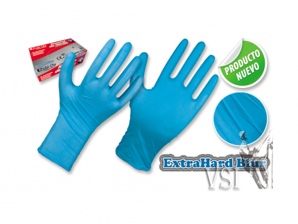Guantes Zubiola Nitrilo Azul para Análisis y Usos Industriales. Espesor: 12 mils
