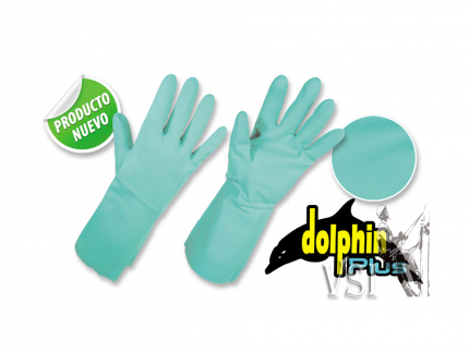 Guantes Zubiola Nitrilo con Flock • *** Alta resistencia química // Alto nivel d