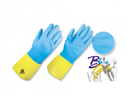 Guantes Zubiola de Neopreno sobre Látex Para hogar e industria  “Blue Grip”