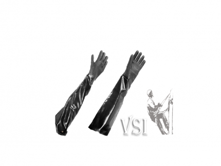 ZUBIOLA 11981105 GUANTES EN NEOPRENO NEGRO CORRUGADO PUÑO LARGO - PARAUSO INDUSTRIAL 78CM - COBRA LONG