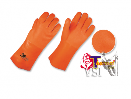Guantes Zubiola PVC, Utilflex Para ambientes fríos. Puño Largo  14”  “Thermal Lo