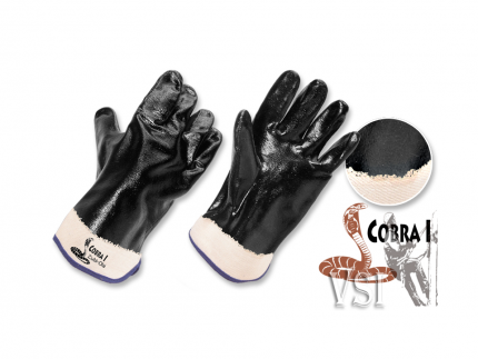 Guantes Zubiola de Neopreno Negro, Puño Abierto. Liso  “Cobra I”