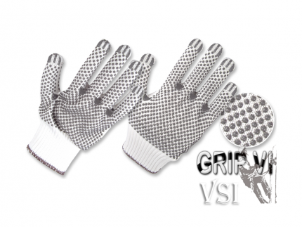 Guantes Zubiola Fibra Sintética con Puntos PVC 2 Caras “Grip VI”