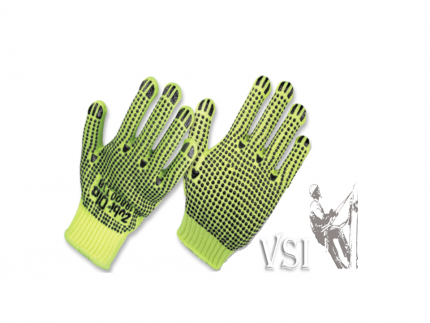 ZUBIOLA 19800118 GUANTES FIBRA SINTÉTICA CON PUNTOS PVC  2 CARAS  “CHIP III”.