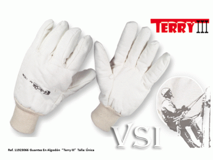 Guantes Zubiola en Algodón, forro interno “Terry III”
