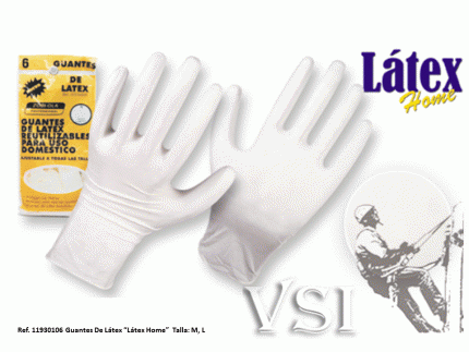 Guantes Zubiola de Látex para uso doméstico “Látex Home”