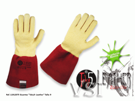 Guantes Zubiola en Fibra Taeki5® y Cuero “Taky5