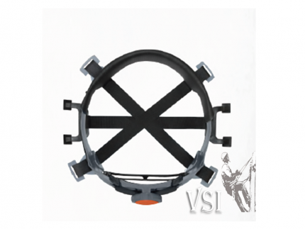  INSAFE IN406R ACCESORIO PARA CASCO DIELÉCTRICO , SON SUSPENSIONES EN FORMA DE ARAÑA Y CORONA, QUE CONECTA DIRECTAMENTE LA CABEZA CON EL CASCO.