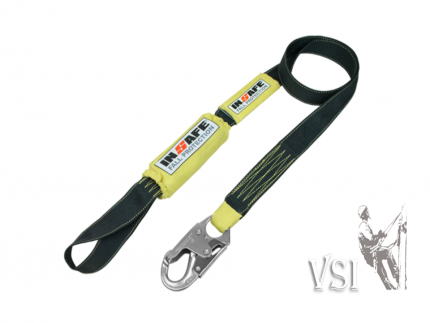 INSAFE IN 80202K ESLINGA SENCILLA CON ABSORBEDOR EN KEVLAR Y ARGOLLA EN REATA