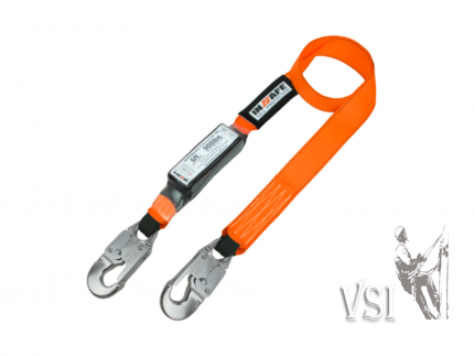 Eslinga Sencilla con Absorbedor y Ganchos en Aluminio Marca Insafe