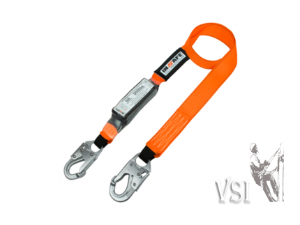 INSAFE IN 8020SE ESLINGA SENCILLA CON ABSORBEDOR Y GANCHOS EN ACERO INOXIDABLE 