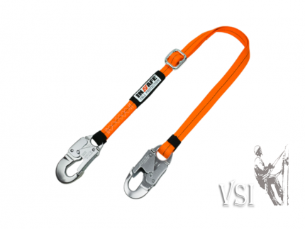 INSAFE IN 8041RAL ESLINGA DE POSICIONAMIENTO REGULABLE CON GANCHOS EN ALUMINIO.