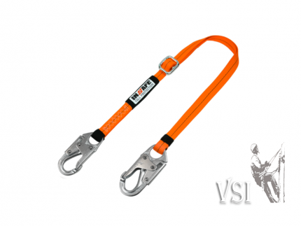INSAFE IN8041RSE ESLINGA DE POSICIONAMIENTO REGULABLE CON GANCHOS EN ACERO INOXIDABLE