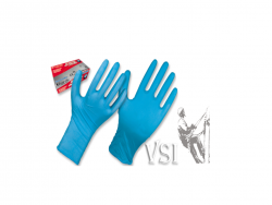 ZUBIOLA 11932037/38/39/40 GUANTES NITRILO AZUL PARA ANÁLISIS Y USOS INDUSTRIALES. ESPESOR: 12 MILS. CAJA DISPENSADORA X 50 UNIDADES. "HARDBLUR"