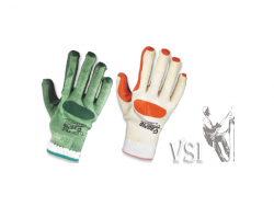 ZUBIOLA 11952019/20 GUANTES HILAZA RECUBIERTOS EN LÁTEX TEXTURIZADO PARA USO INDUSTRIAL Y DESPINAR ROSAS “SCROPIO”. PUÑO TEJIDO.