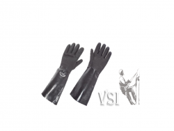 ZUBIOLA 11977718 GUANTES EN NEOPRENO NEGRO CORRUGADO PUÑO LARGO - PARA USO INDUSTRIAL 45CM - COBRA VI
