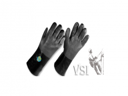 ZUBIOLA 11980045 GUANTES PVC SEMICORRUGADOS, USO INDUSTRIAL, COLOR NEGRO “PETROFLEX II”.