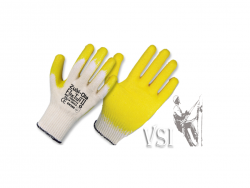 ZUBIOLA 19800114 GUANTES HILAZA RECUBIERTOS EN LÁTEX AMARILLO - TIPO MULTIUSOS - "FLEXTUFF II". PUÑO TEJIDO.