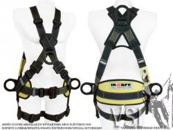 INSAFE IN 8009-1M-ARC ARNÉS 4 ARGOLLAS EN KEVLAR  PARA ARCO ELÉCTRICO Y SOPORTE LUMBAR