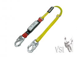 INSAFE IN 8020PRSE ESLINGA SENCILLA CON ABSORBEDOR REGULABLE EN  POLIURETANO EN ACERO INOXIDABLE