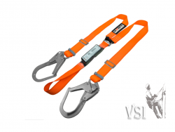 INSAFE IN80212R ESLINGA EN Y CON ABSORBEDOR REGULABLE Y ARGOLLA EN REATA