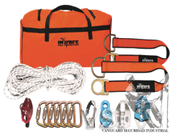 INSAFE IN 8200KR KIT DE RESCATE INDUSTRIAL PARA TRABAJO VERTICAL Y PARA ESPACIOS CONFINADOS